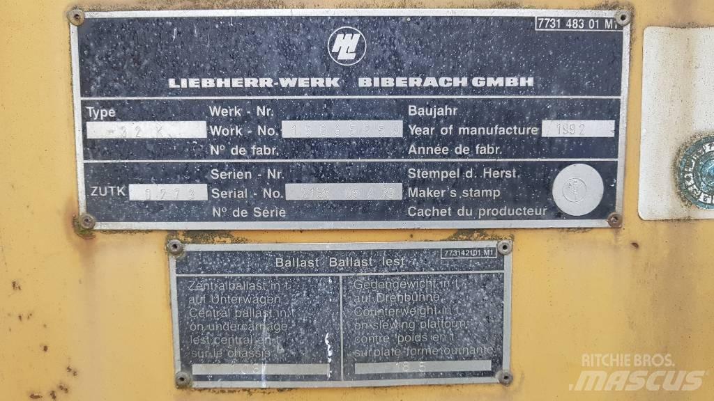 Liebherr K 32 Tårn kraner