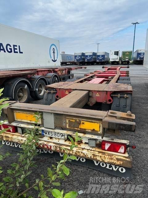 Kögel SW 24 WXS-809 Semi-trailer med containerramme