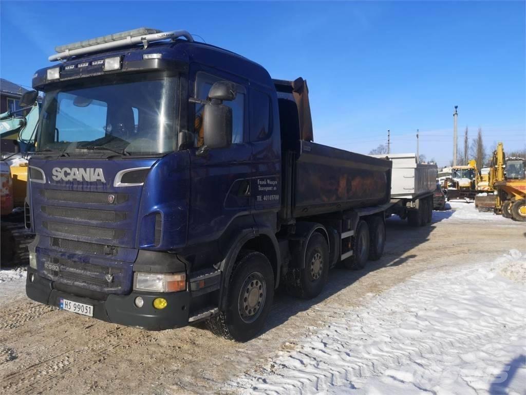 Scania R560 8x4 Skip loader