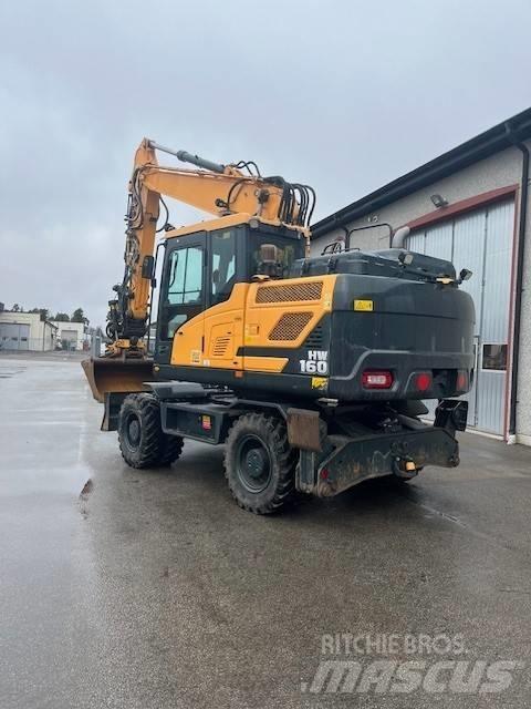 Hyundai HW160 Gravemaskiner på hjul
