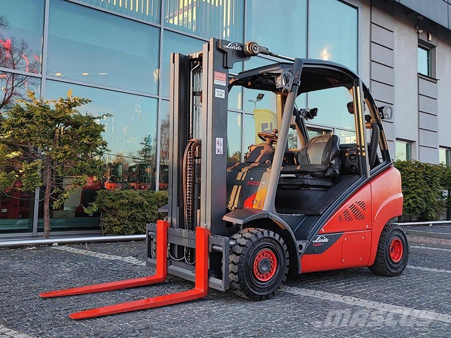 Linde H25T-02 LPG gaffeltrucks