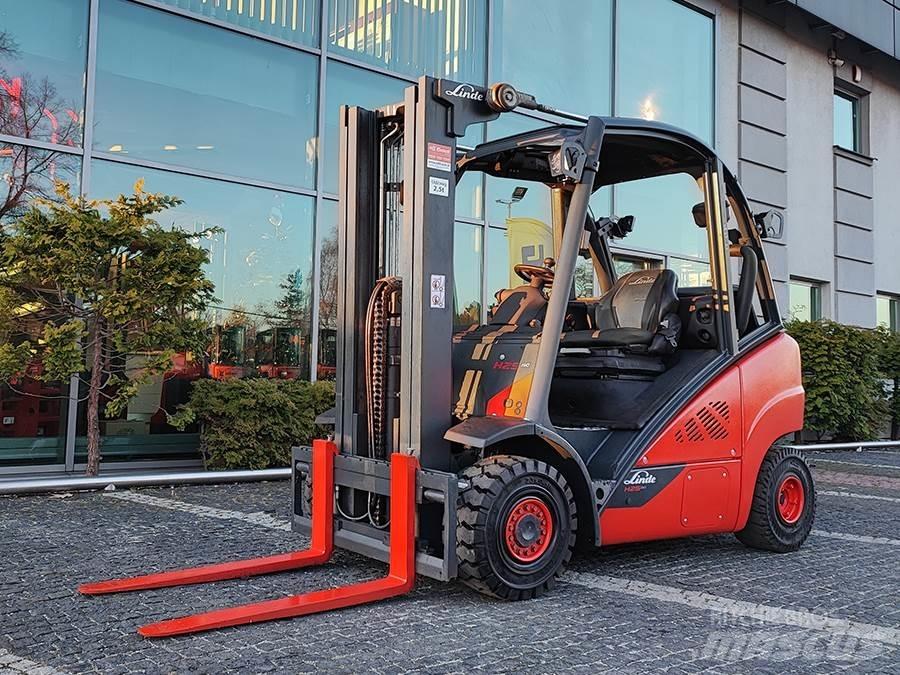 Linde H25T-02 LPG gaffeltrucks
