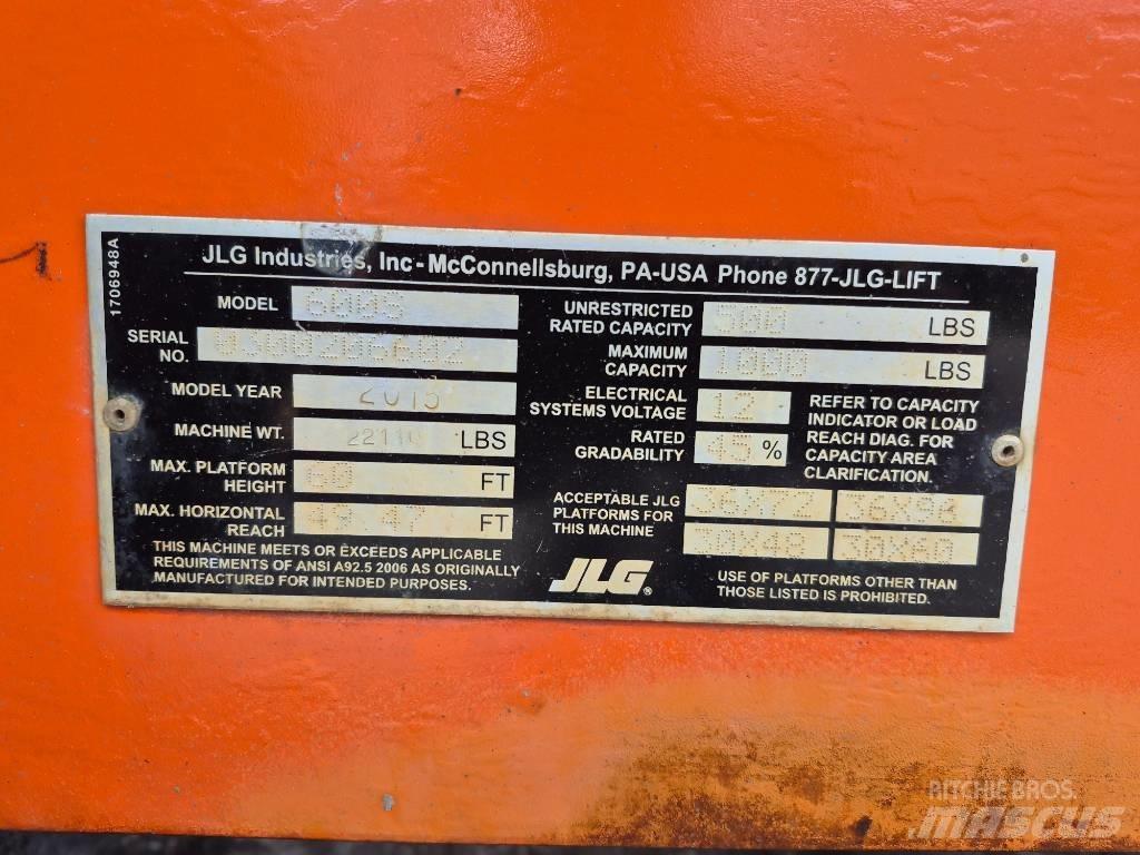 JLG 800 S Bomlifte med knækarm