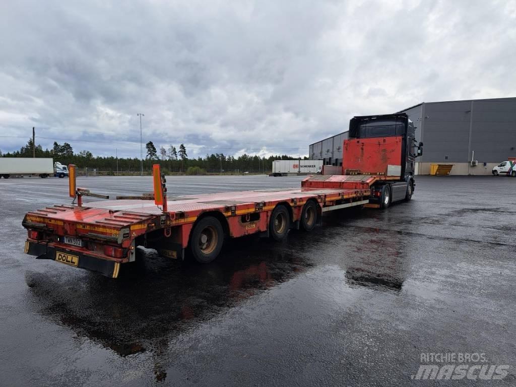 Doll S3L Semi-trailer med lad/flatbed