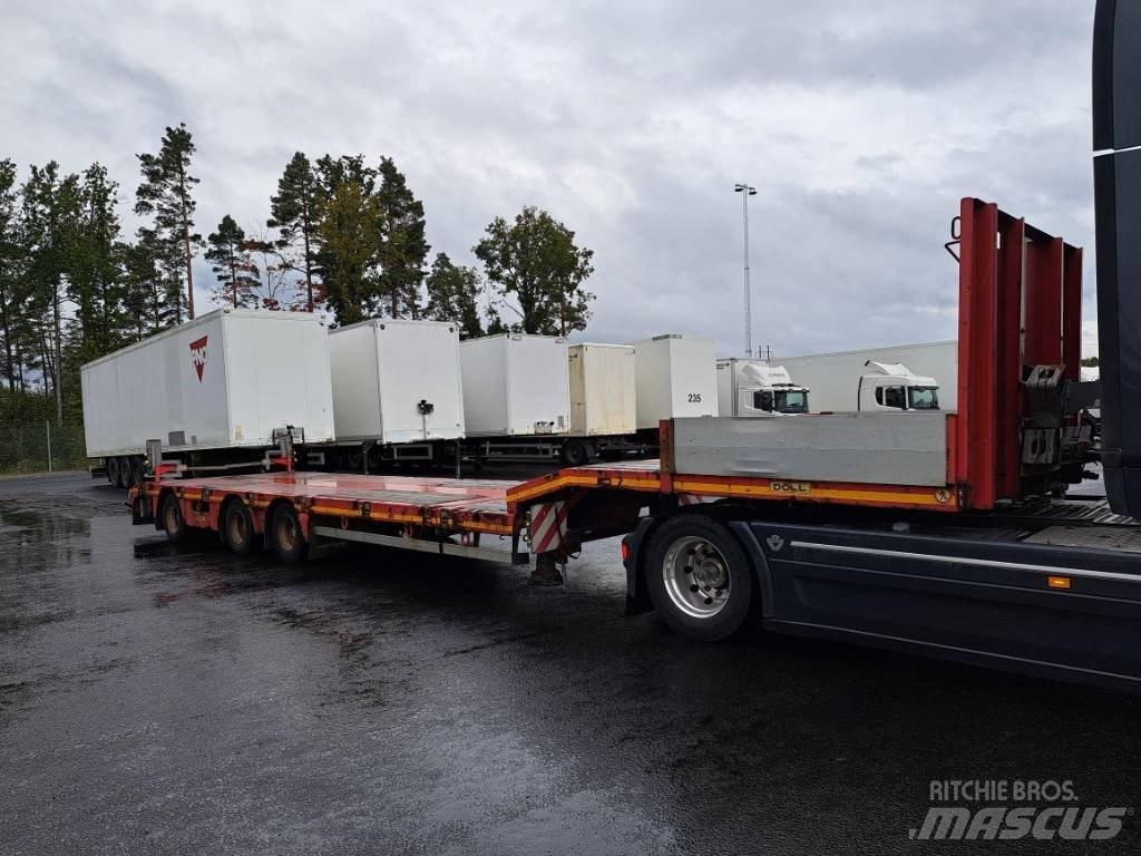 Doll S3L Semi-trailer med lad/flatbed