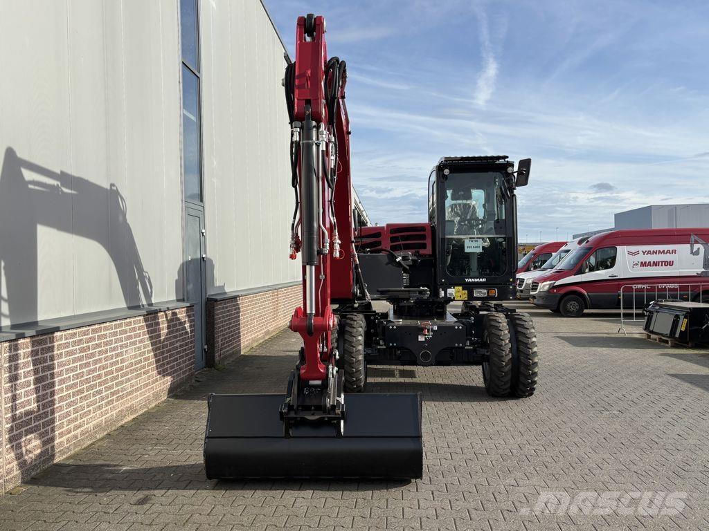 Yanmar B95W Gravemaskiner på hjul