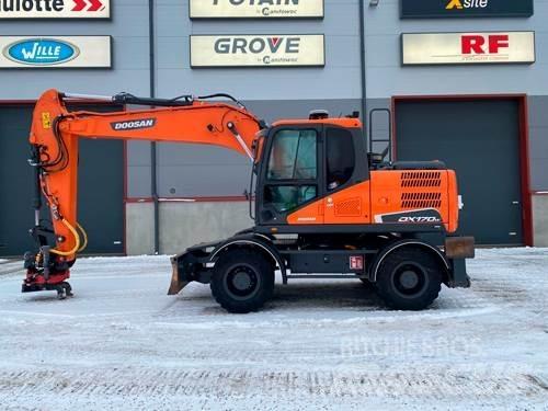 Doosan DX170W-5 Gravemaskiner på hjul