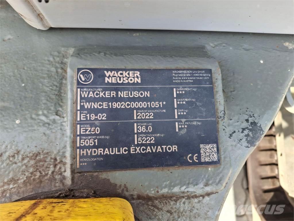 Wacker Neuson EZ50 Gravemaskiner på larvebånd