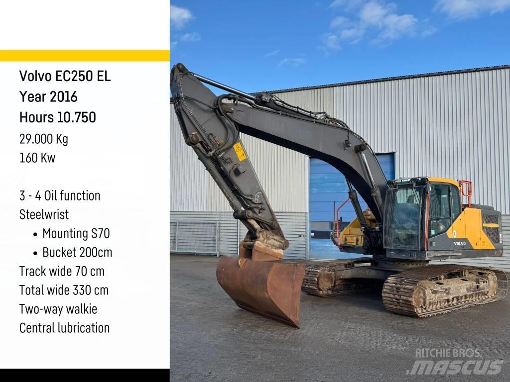 Volvo EC 250 EL Gravemaskiner på larvebånd