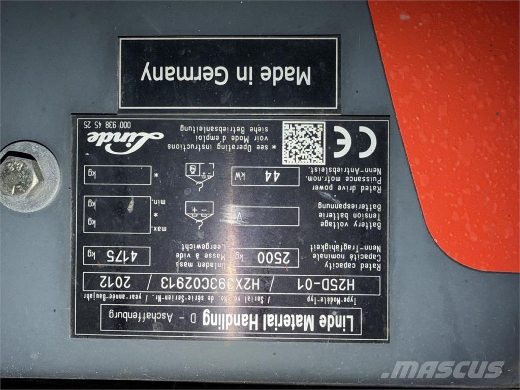 Linde H25D-01 Diesel gaffeltrucks