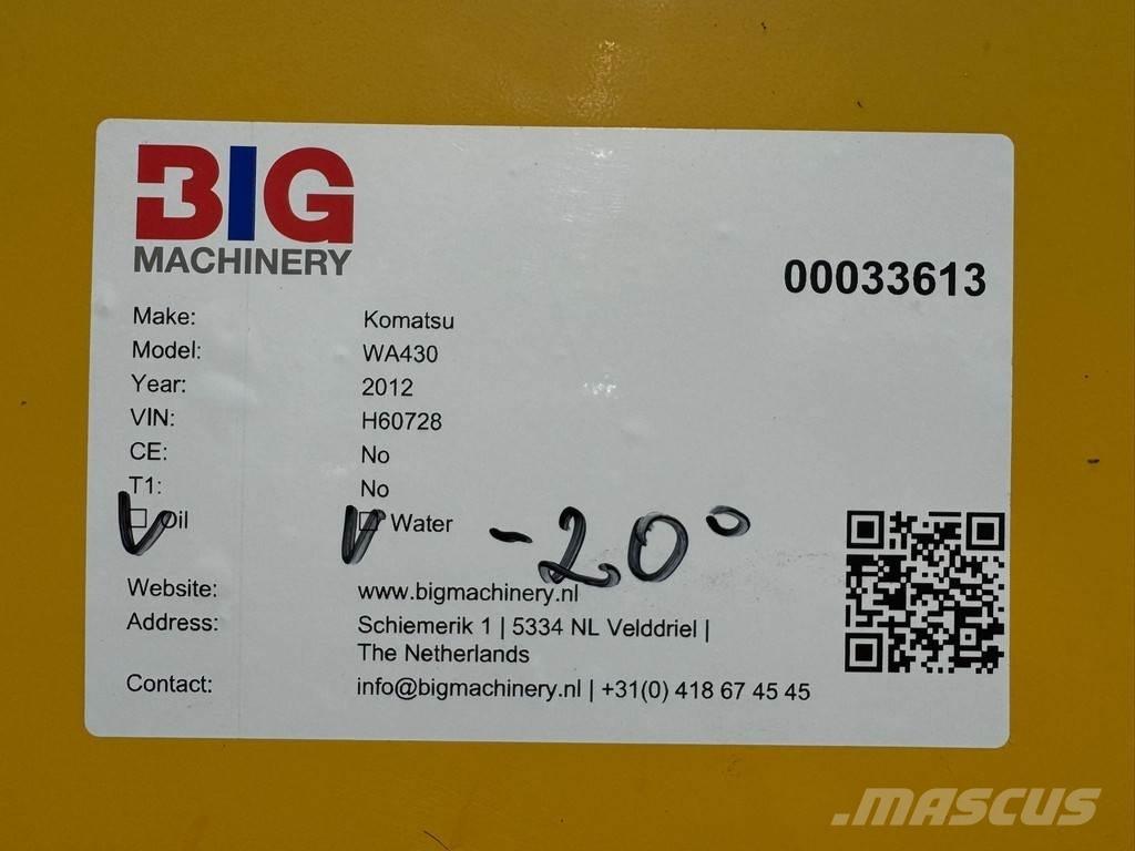 Komatsu WA430-6 Læssemaskiner på hjul
