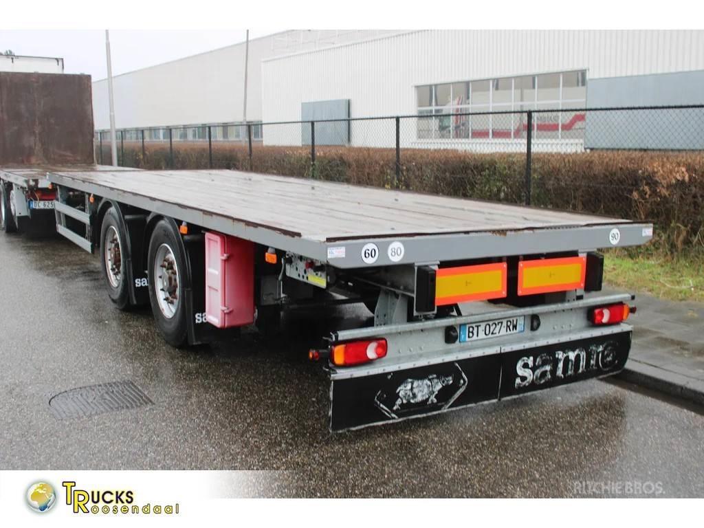 Samro 2 axle Anhænger med lad/Flatbed