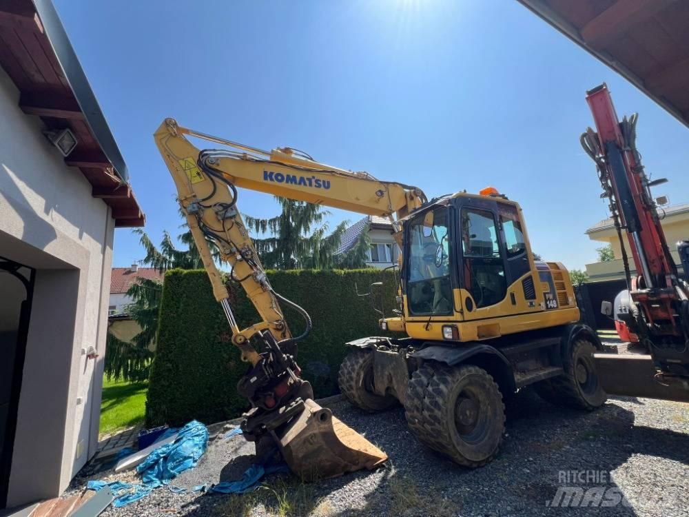 Komatsu PW 148-8 Gravemaskiner på hjul