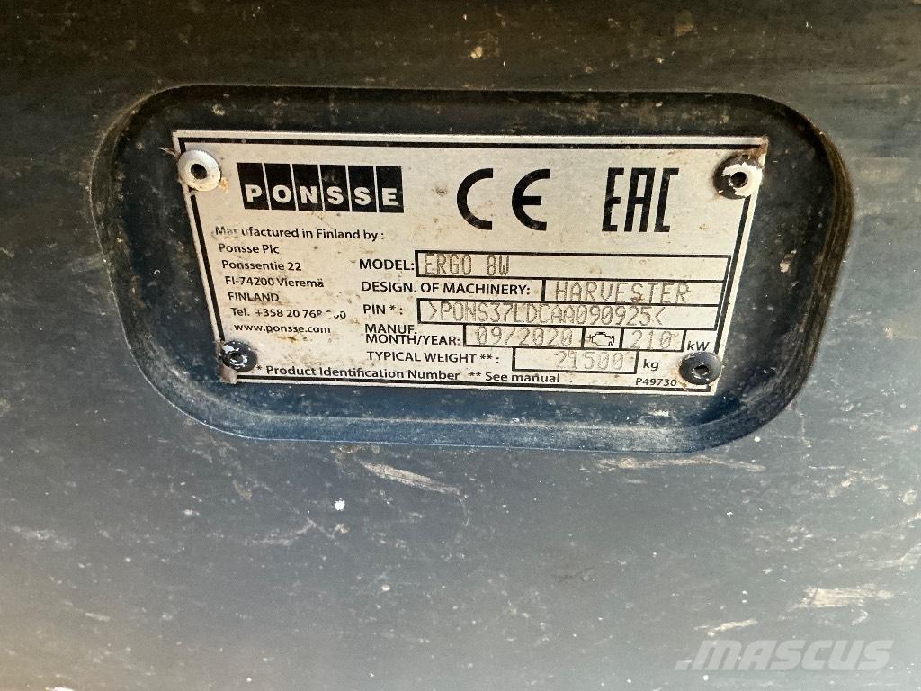 Ponsse ERGO 8W Skovningsmaskiner