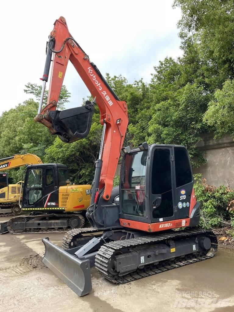 Kubota KX163 Gravemaskiner på larvebånd