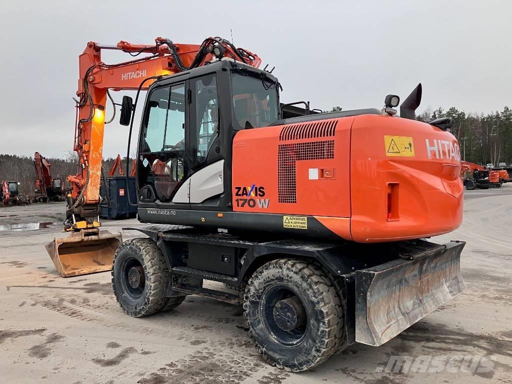 Hitachi ZX170WT-5 Gravemaskiner på hjul
