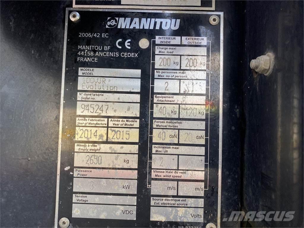 Manitou 100VJR Søjlelifte