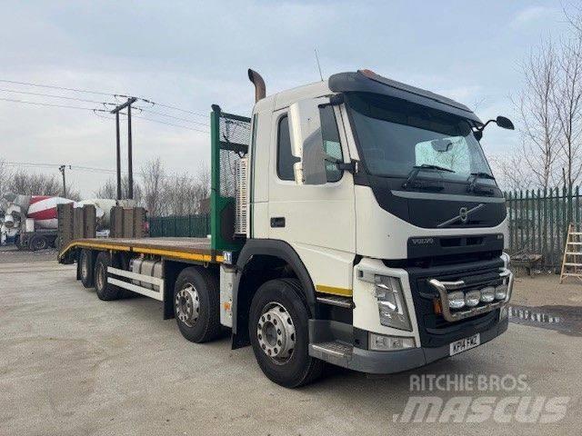Volvo FM 370 Flatbed lastbiler med spil