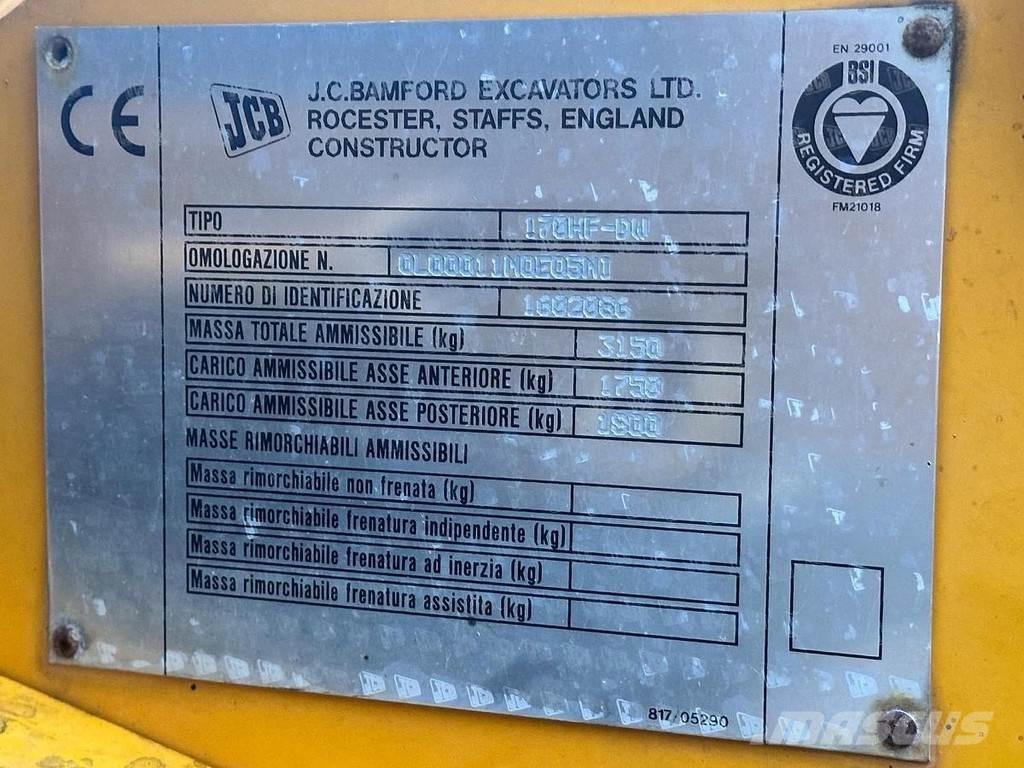 JCB 170HF Minilæsser - knækstyret
