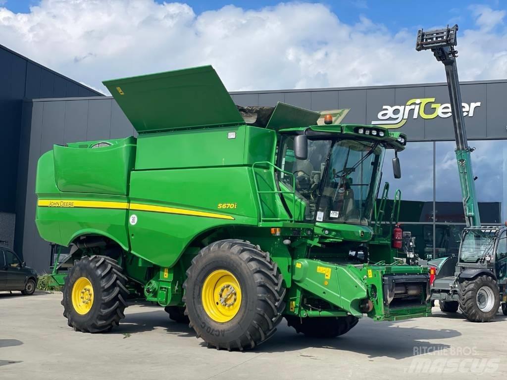 John Deere S670 4x4 Mejetærskere