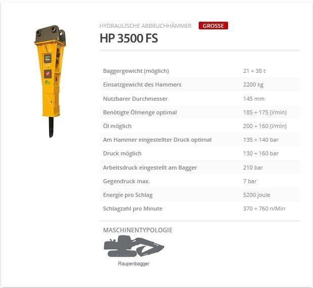 Indeco HP 3500 FS Hydraulik / Trykluft hammere
