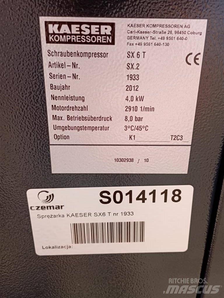 Kaeser SX6 T Kompressorer