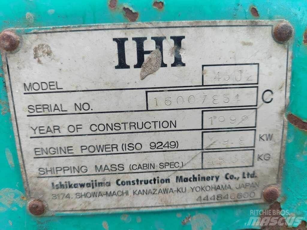 IHI 45J Minigravemaskiner