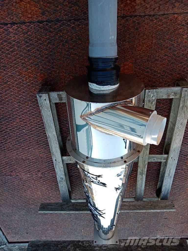 Inox Ciklon Udstyr til rensning af korn