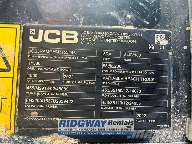 JCB 540-180 Teleskoplæssere