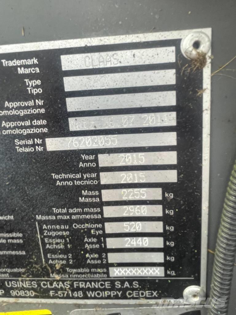 CLAAS Rollant 350 RC Rundballe-pressere