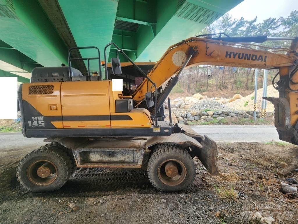 Hyundai HW 145 Gravemaskiner på hjul