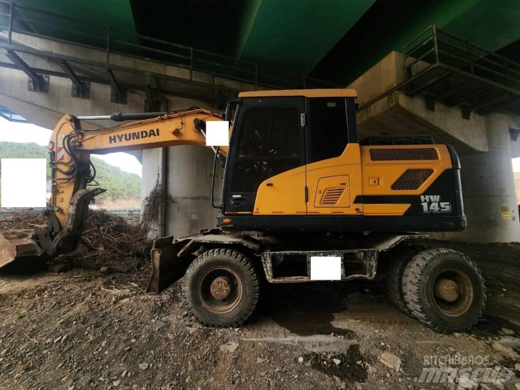 Hyundai HW 145 Gravemaskiner på hjul