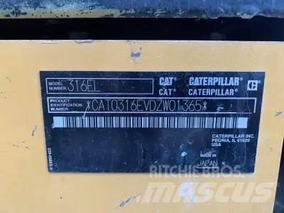 CAT 316 EL Gravemaskiner på larvebånd