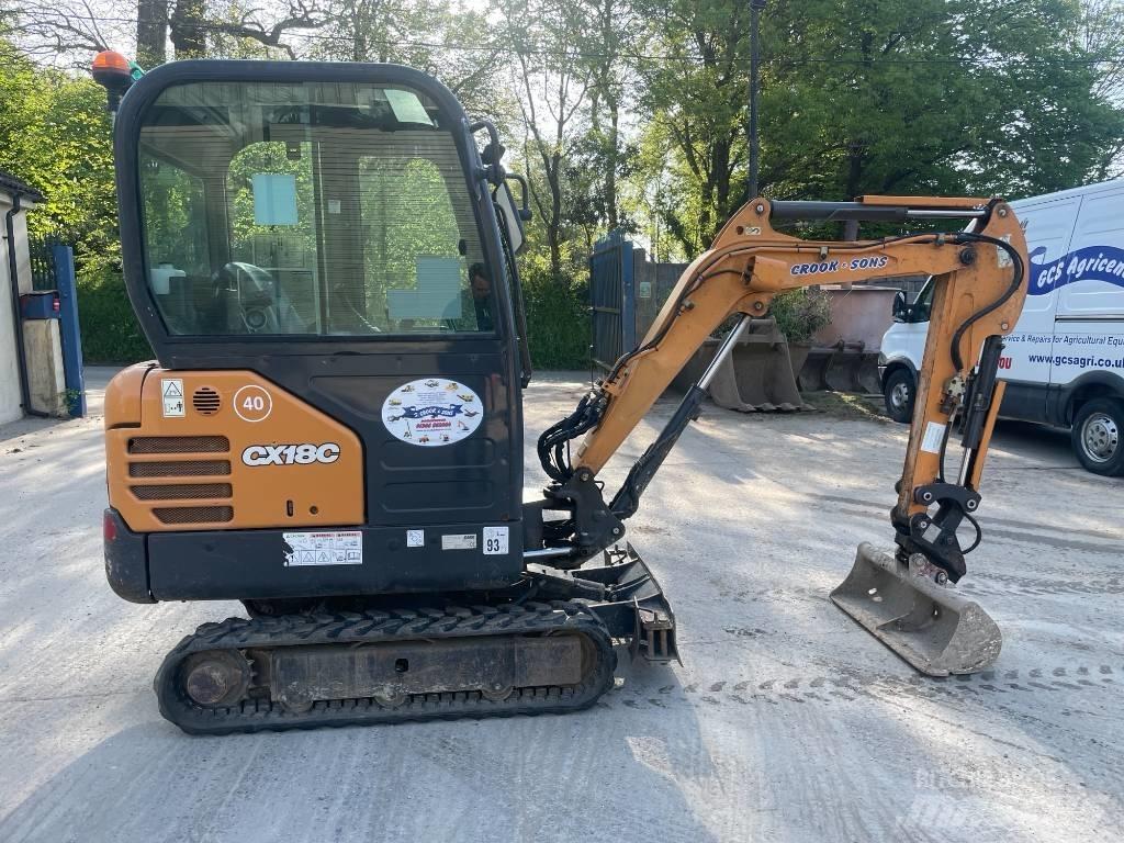 CASE CX 18 C Minigravemaskiner