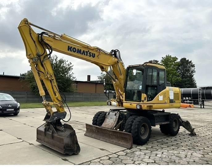 Komatsu PW 160-7E0 Gravemaskiner på hjul