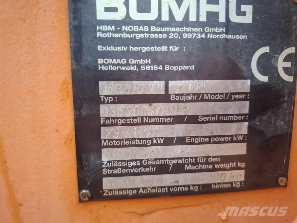 Bomag BG 110 TA Vejhøvle / Gradere