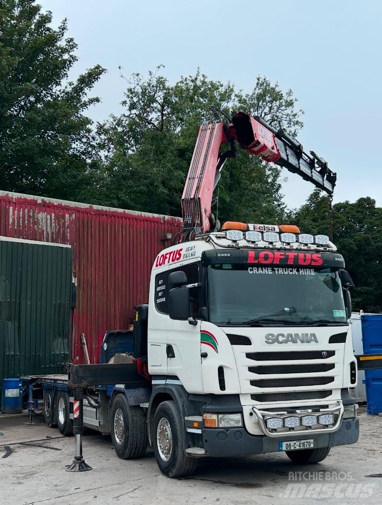 Scania R 420 Lastbil med kran