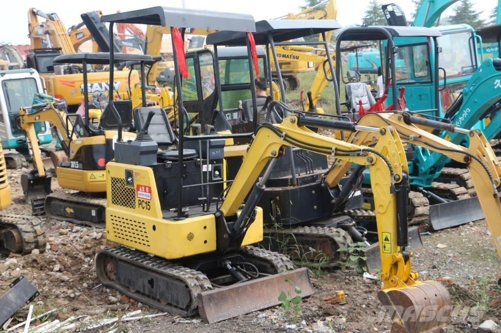 Komatsu pc 15 Minigravemaskiner