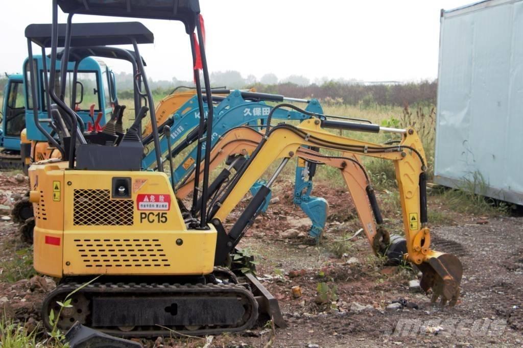 Komatsu pc 15 Minigravemaskiner