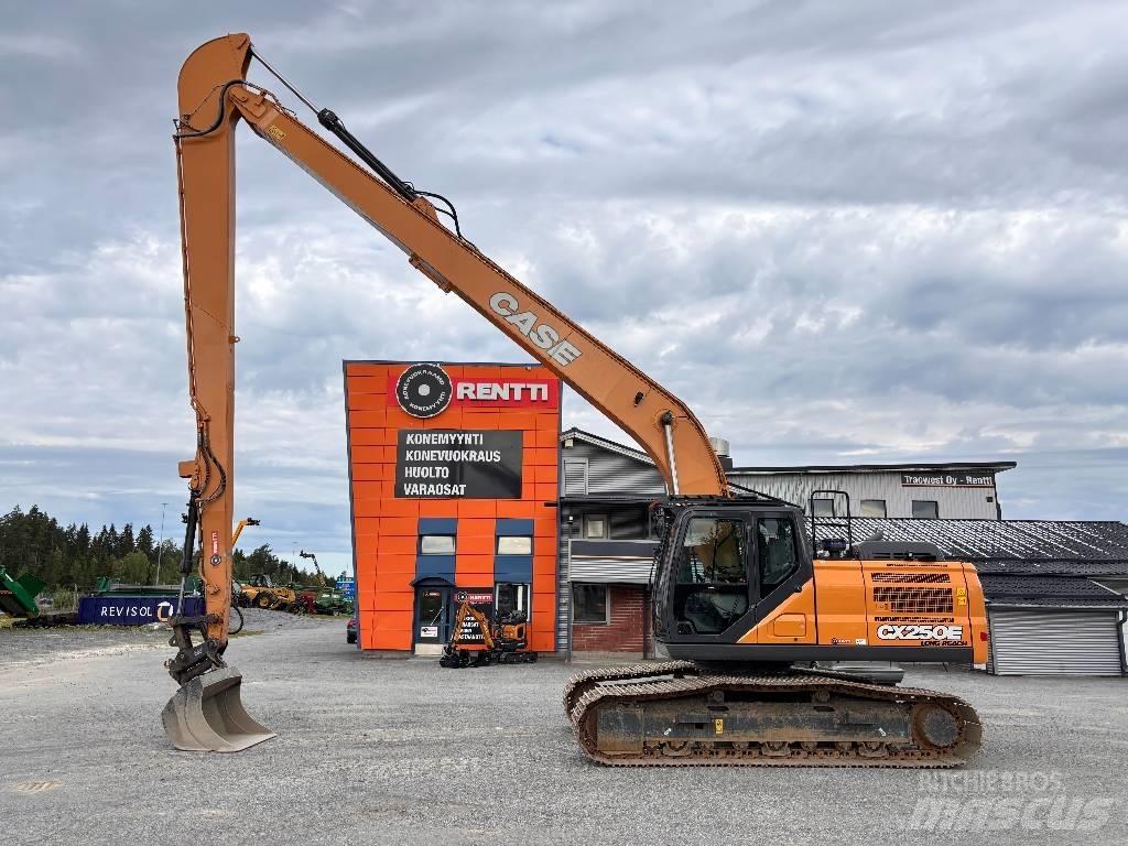 CASE CX 250 E LR Gravemaskiner med lang gravebom