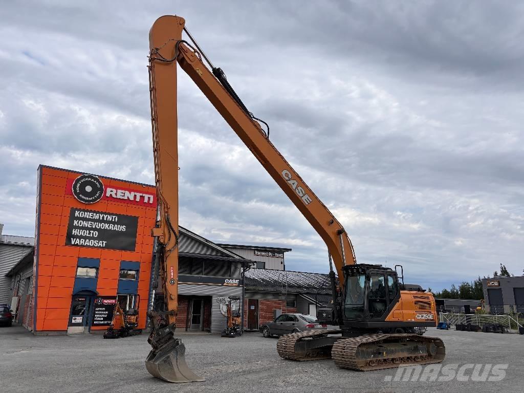 CASE CX 250 E LR Gravemaskiner med lang gravebom