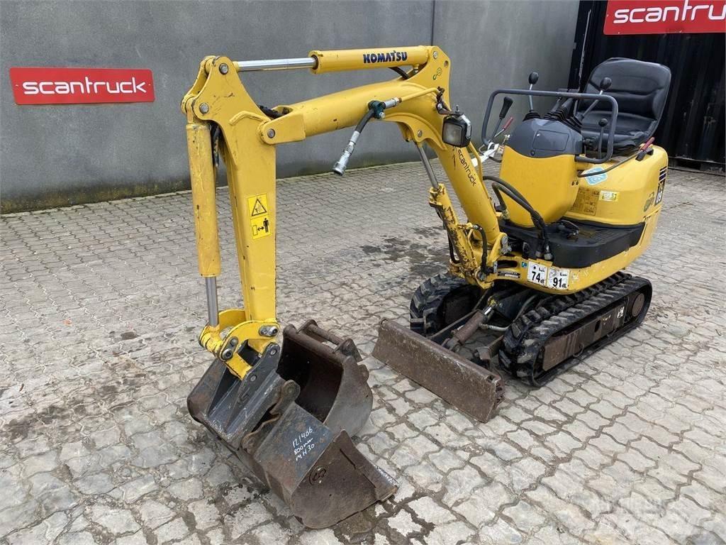 Komatsu PC09-1 Gravemaskiner på hjul
