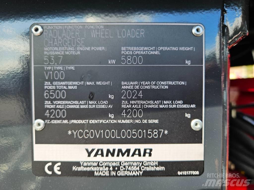 Yanmar V 100 MPV/Redskabsbærere