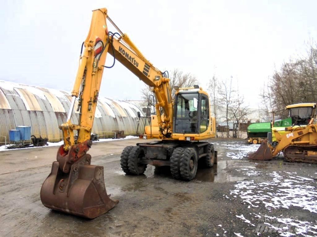 Komatsu PW 130ES-6K Gravemaskiner på hjul