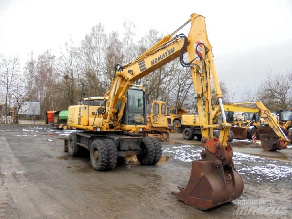 Komatsu PW 130ES-6K Gravemaskiner på hjul