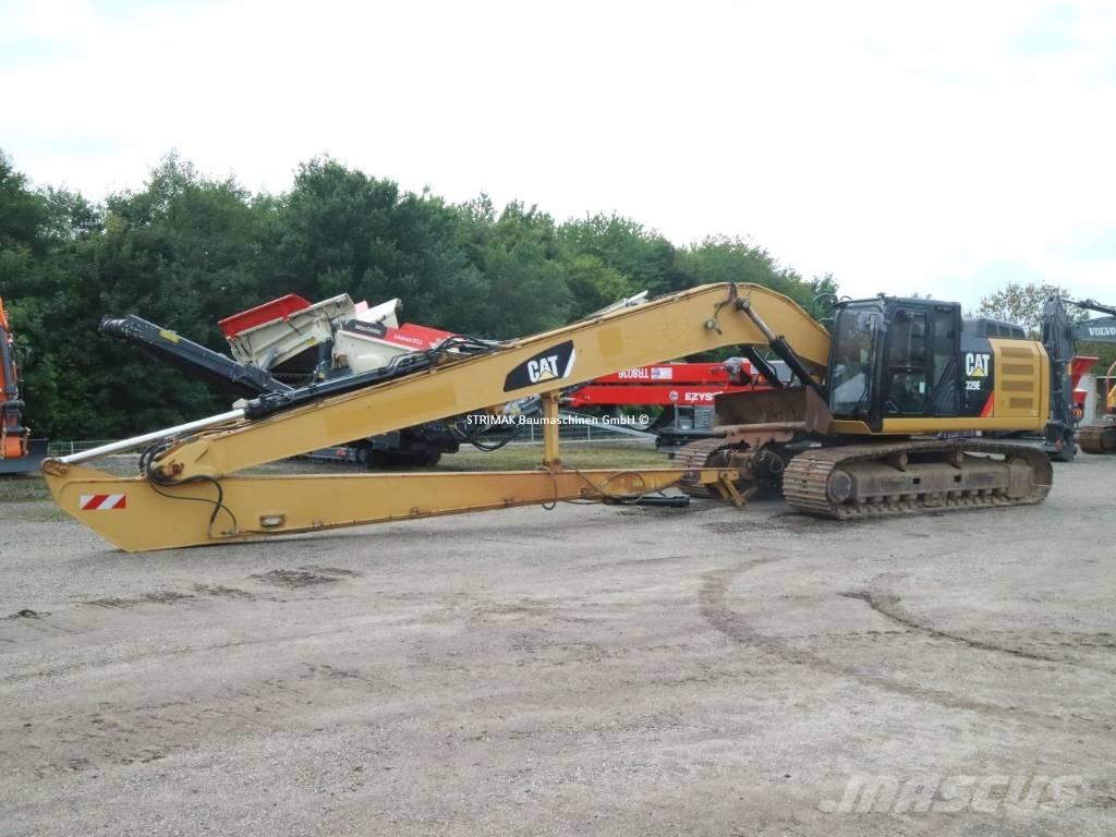 CAT 329 EL SLR Gravemaskiner med lang gravebom