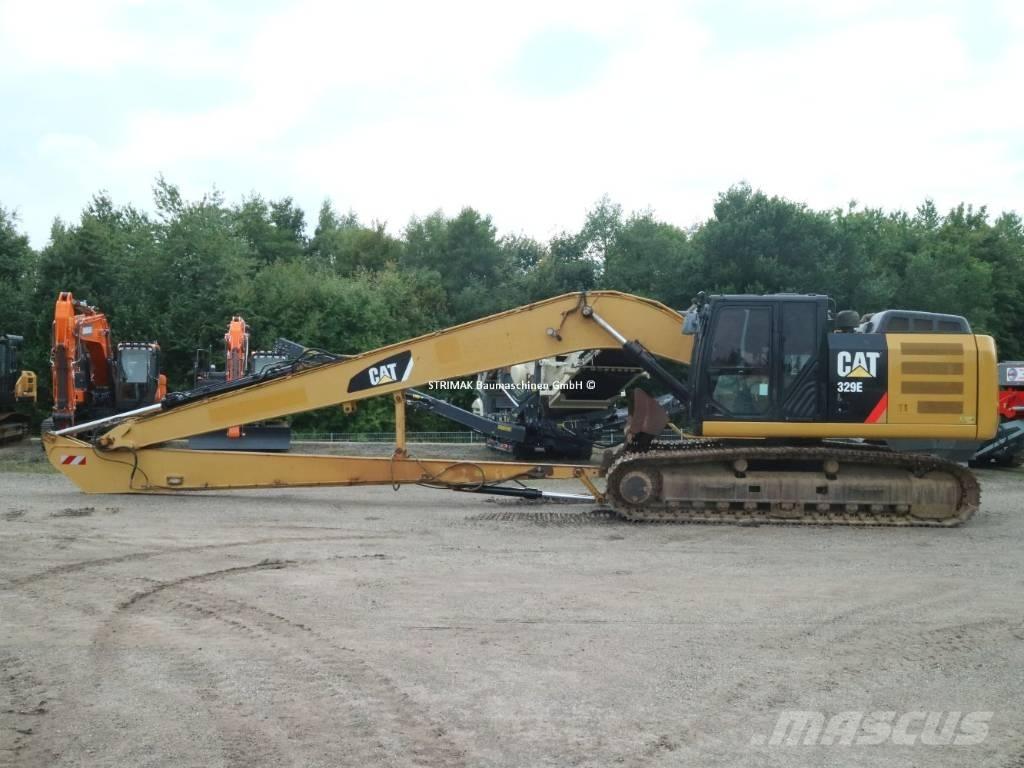 CAT 329 EL SLR Gravemaskiner med lang gravebom