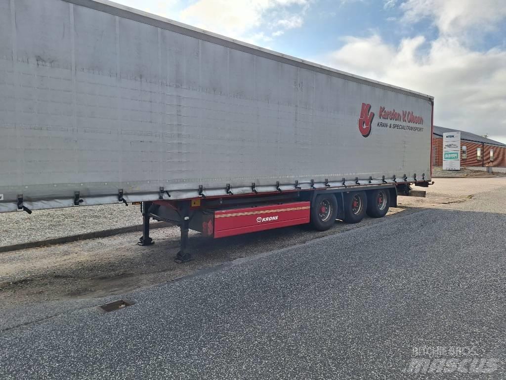 Krone Gardin trailer Semi-trailer med Gardinsider
