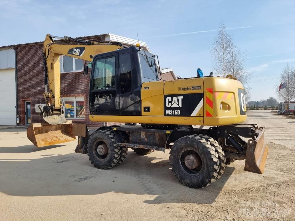 CAT M316 D II Gravemaskiner på hjul