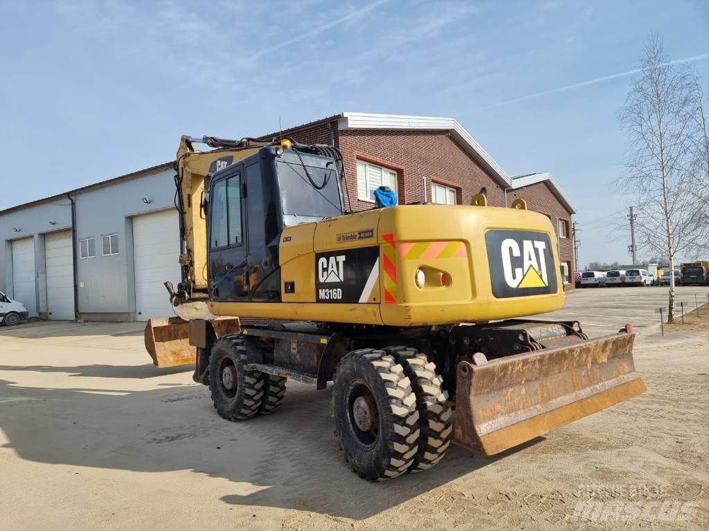 CAT M316 D II Gravemaskiner på hjul